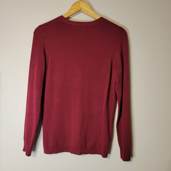 Cleo Burgundy Cardigan and Top Set Size Small - Picture 7 of 12